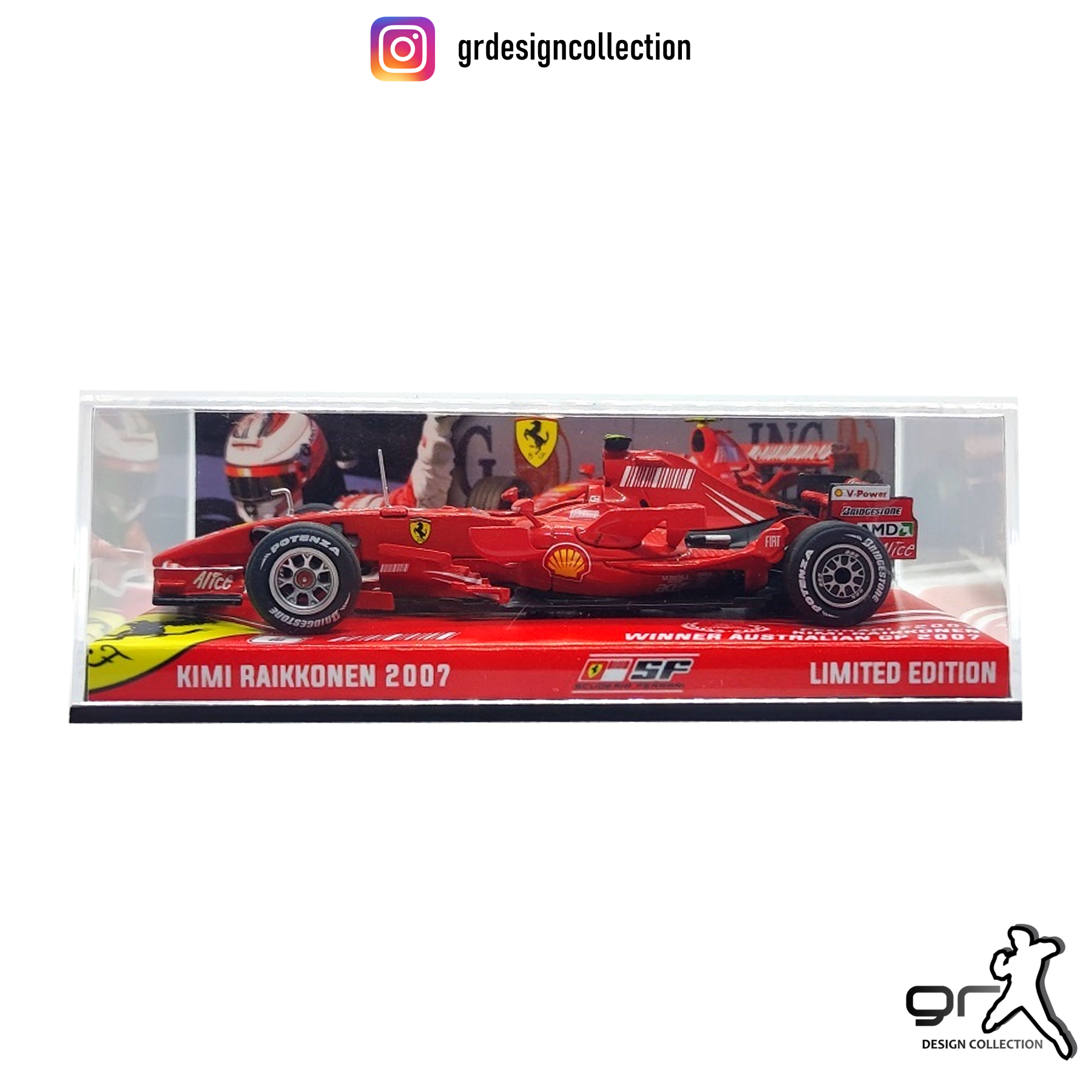 Kimi Raikkonen - Ferrari F2007 - F1 Winner Australian GP