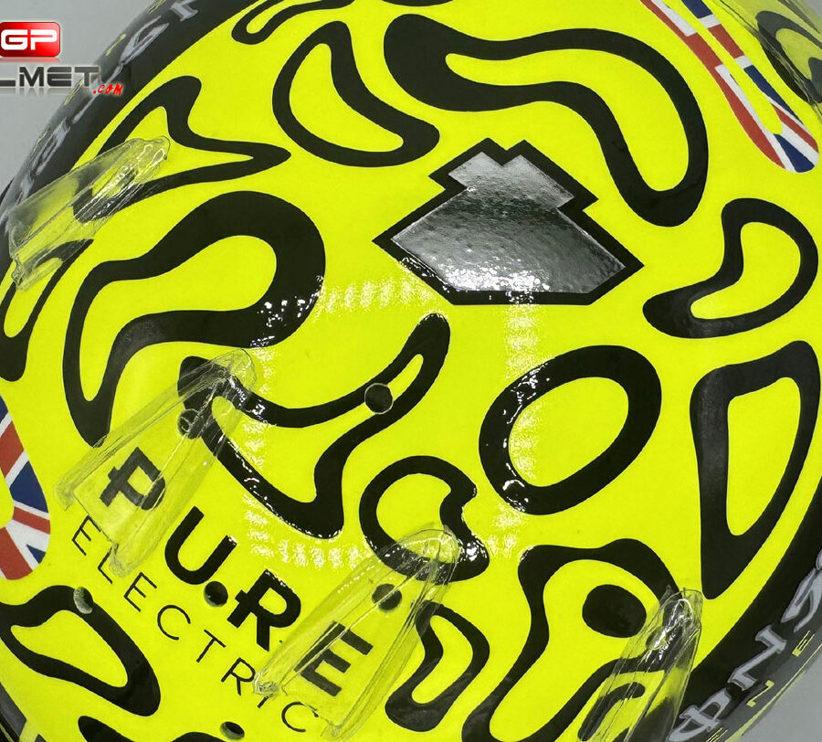 Lando Norris 2025 Silverstone GP F1 Helmet Mc Laren F1 British GP - Silverstone Track Art