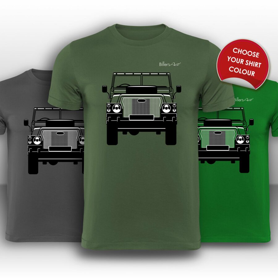 Land Rover Lightweight Front View Super Cool T-Shirt Automotive