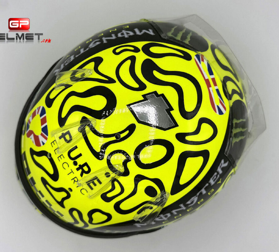 Lando Norris 2025 Silverstone GP F1 Helmet Mc Laren F1 British GP - Silverstone Track Art