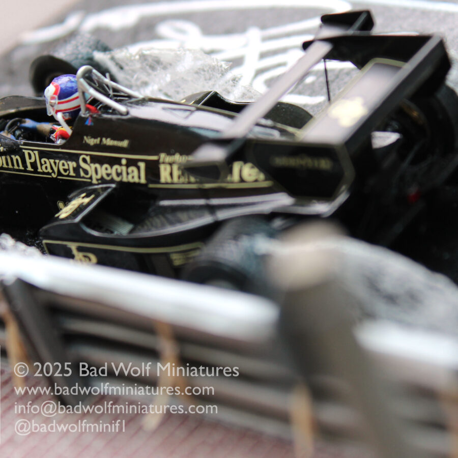 “Street Fighter” – Limited Edition Signed Diorama – Nigel Mansell CBE – Lotus Renault 95t, Monaco 1984 F1 Jackets