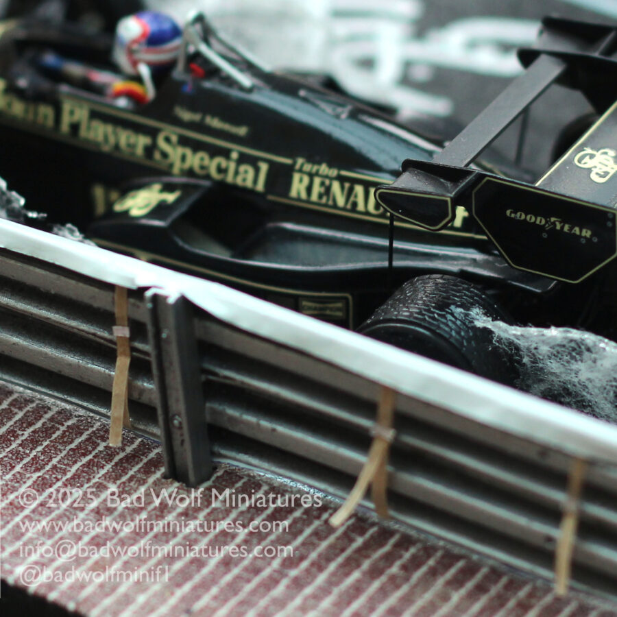 “Street Fighter” – Limited Edition Signed Diorama – Nigel Mansell CBE – Lotus Renault 95t, Monaco 1984 F1 Jackets