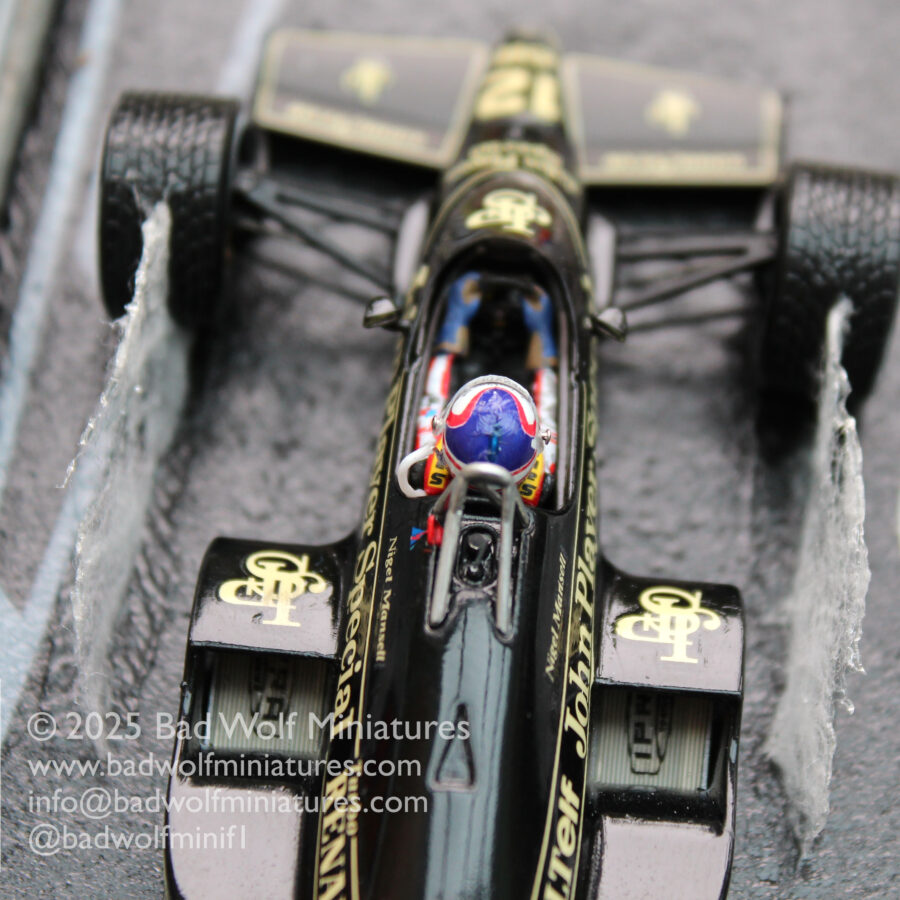 “Street Fighter” – Limited Edition Signed Diorama – Nigel Mansell CBE – Lotus Renault 95t, Monaco 1984 F1 Jackets