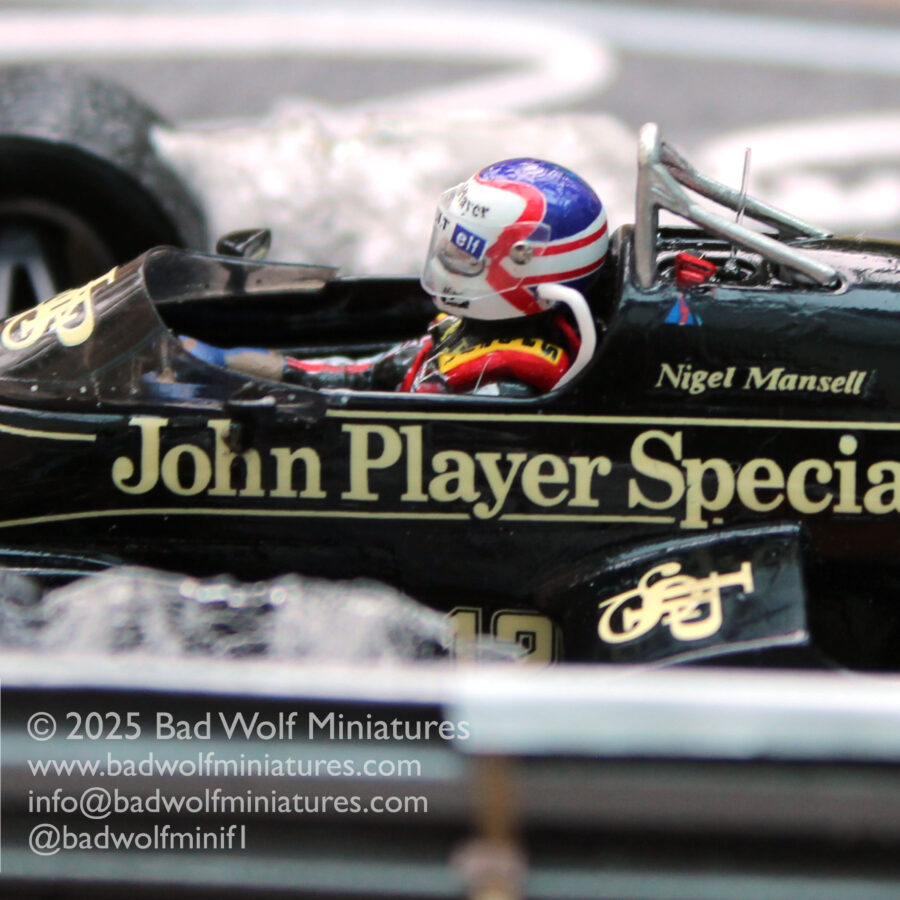 “Street Fighter” – Limited Edition Signed Diorama – Nigel Mansell CBE – Lotus Renault 95t, Monaco 1984 F1 Jackets