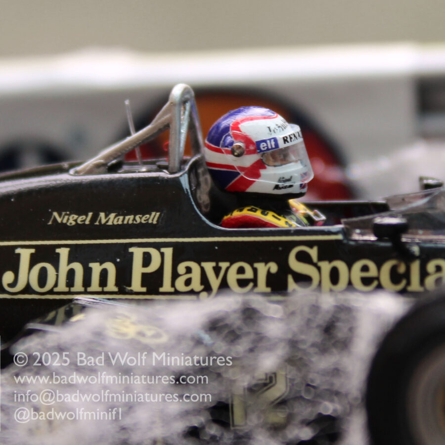 “Street Fighter” – Limited Edition Signed Diorama – Nigel Mansell CBE – Lotus Renault 95t, Monaco 1984 F1 Jackets