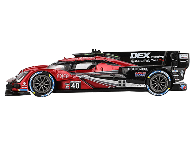 Acura ARX-06 GTP #40 Louis Deletraz - Colton Herta - Jordan Taylor "Wayne Taylor Racing with Andretti" Winner IMSA "12 Hours of Sebring" (2024) Limited Edition 1/64 Diecast Model Car by Mini GT Automotive