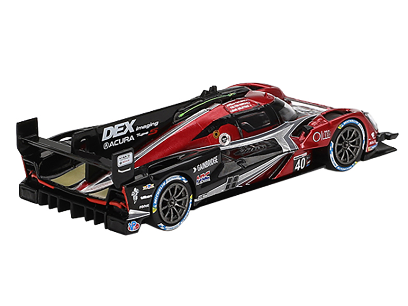 Acura ARX-06 GTP #40 Louis Deletraz - Colton Herta - Jordan Taylor "Wayne Taylor Racing with Andretti" Winner IMSA "12 Hours of Sebring" (2024) Limited Edition 1/64 Diecast Model Car by Mini GT Automotive