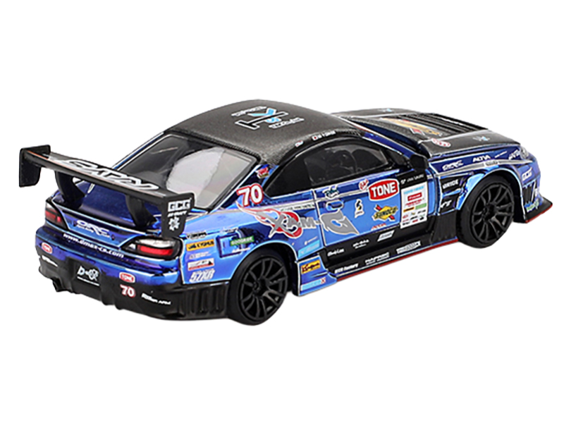Nissan Silvia (S15) D-MAX RHD (Right Hand Drive) #70 Masashi Yokoi "D-MAX Racing" "D1 Grand Prix" (2023) Limited Edition 1/64 Diecast Model Car by Mini GT Automotive