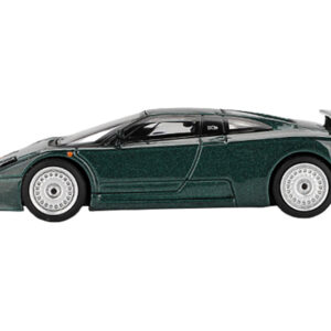 Bugatti EB110 GT Verde Scuro Dark Green Metallic Limited Edition 1/64 Diecast Model Car by Mini GT by Diecast Mania