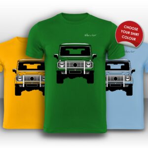 Mercedes G-Class Waggon Front View Super Cool T-Shirt from the Mercedes Automotive store collection.