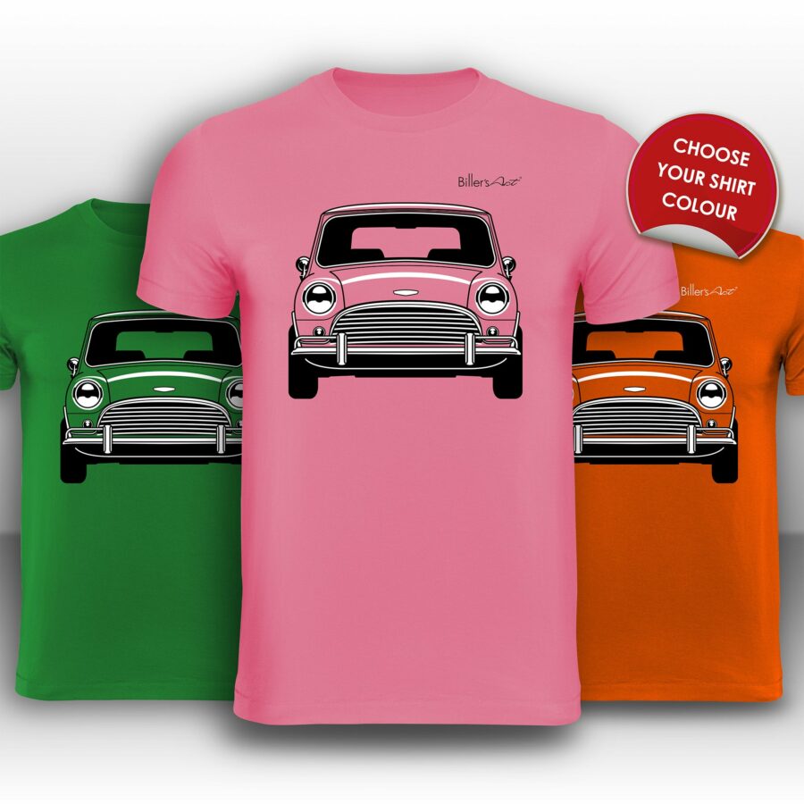 Mini Cooper Front View Super Cool T-Shirt Automotive