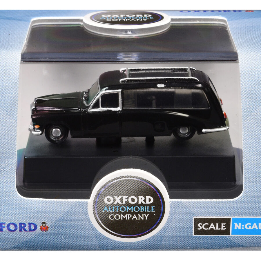 Daimler DS420 Hearse Black 1/148 (N) Scale Diecast Model Car by Oxford Diecast Automotive