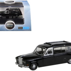 Daimler DS420 Hearse Black 1/148 (N) Scale Diecast Model Car by Oxford Diecast from the Sports Car Racing Collectibles store collection.