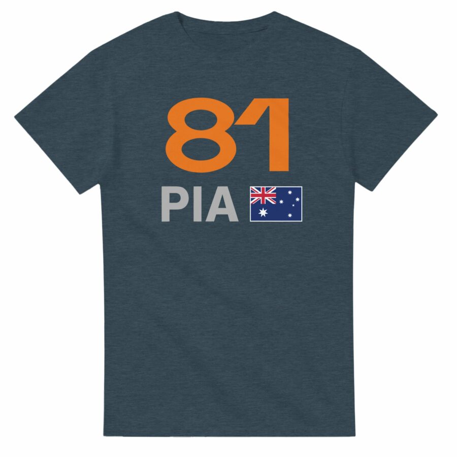 Oscar Piastri 2025 Race Calendar Formula 1 F1 T-Shirt F1 Jackets