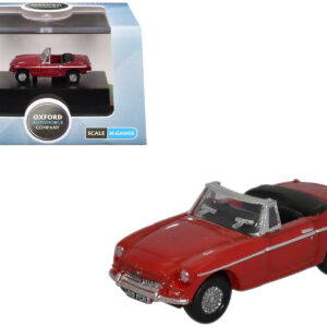 MG MGB Roadster RHD (Right Hand Drive) Tartan Red 1/148 (N) Scale Diecast Model Car by Oxford Diecast from the Sports Car Racing Collectibles store collection.
