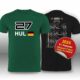 Nico Hulkenberg 2025 Race Calendar Formula 1 F1 T-Shirt Nico Hulkenberg 2025 Race Calendar Formula 1 F1 T-Shirt