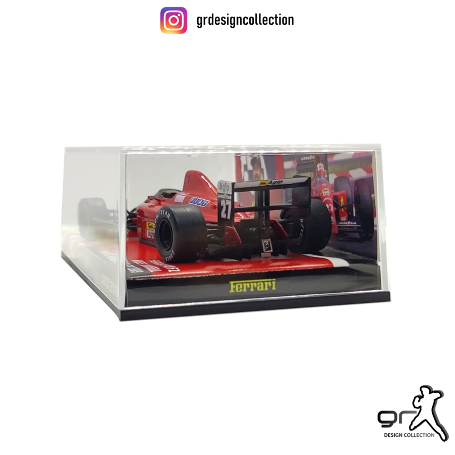 Nigel Mansell - Ferrari 640 - F1 Winner Hungarian GP 1989 / 1:43 Belgium GP - Spa-Francorchamps Track Art