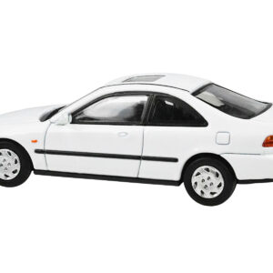 1995 Honda Civic Coupe EJ1 White with Sunroof 1/64 Diecast Model Car by Paragon Models by Diecast Mania