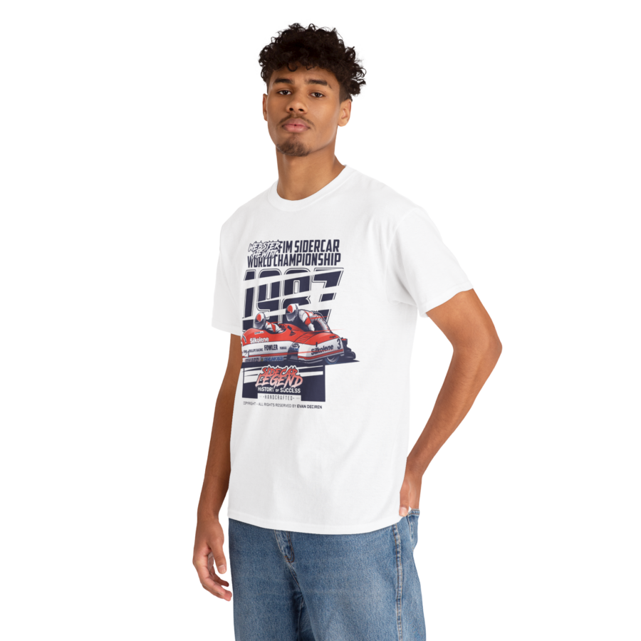 Webster & Hewitt 1987 Sidecar Legend T-Shirt | FIM Sidecar World Championship Vintage Racing Shirt | Motorsport Retro Tee MotoGP Memorabilia