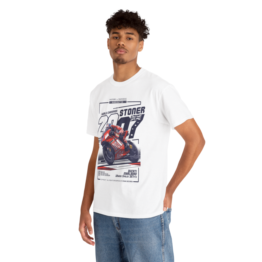 Casey Stoner | 2007 | World Champion | T-Shirt MotoGP Memorabilia