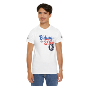 Riding Hero Fast Freddie 1983 | Honda MotoGP Vintage Racing Legend T-Shirt Tee by Evan DeCiren Store