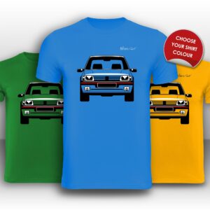 Peugeot 205 GTi Front View Super Cool T-Shirt from the Peugeot store collection.