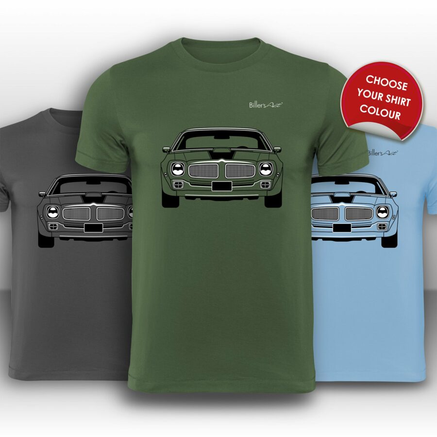 Pontiac Firebird Trans Am Front View Super Cool T-Shirt Automotive