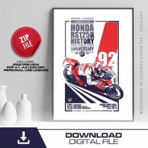 Jorge Martinez | 1992 | History RS125R - 5of6 from the Vintage Racing store collection.
