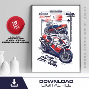 Sport Bike | 80s | Queens Japan from the Vintage Racing store collection.