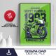 Kawasaki ZX7R 1993 Scott Russell Poster | MotoGP Superbike Racing Wall Art | Digital Download Vintage Motorcycle Print Kawasaki ZX7R 1993 Scott Russell Poster | MotoGP Superbike Racing Wall Art | Digital Download Vintage Motorcycle Print