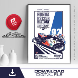 Dirk Raudies | 1992 | History RS125R - 4of6  by Evan DeCiren Store