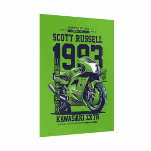 Kawasaki ZX7R | 1993 | Scott Russell by Evan DeCiren Store