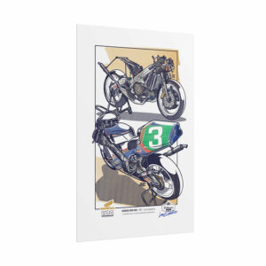 Honda NSR 250 | 1991 Luca Cadalora from the Race Car Wall Art store collection.