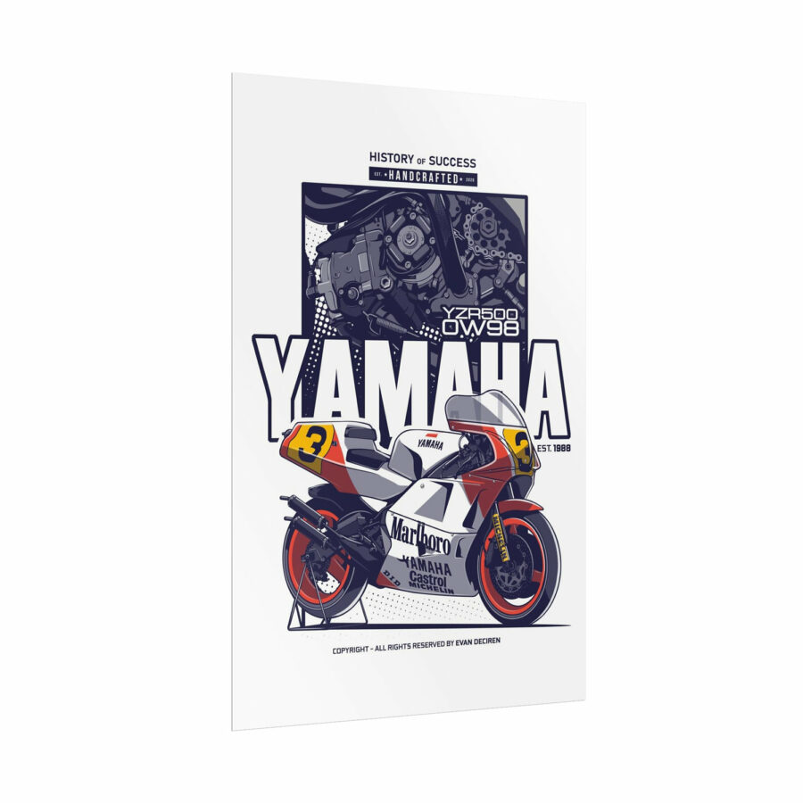 Yamaha YZR500 OW98 | 1988 | Eddie Lawson from the Movistar Yamaha MotoGP store collection.