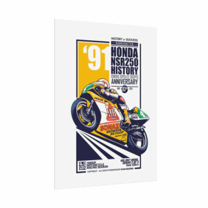 Helmut Bradl | 1991 | History NSR250 - 2of3 from the MotoGP Memorabilia store collection.