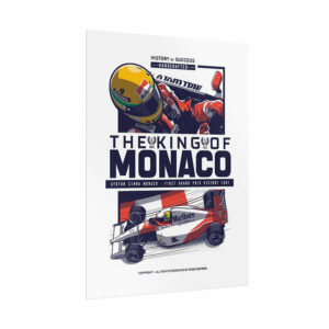 Ayrton Senna | 1991 | The King of Monaco by Evan DeCiren Store