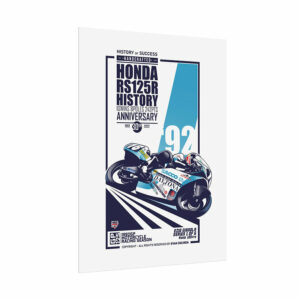 Honda RS125R 3-Poster Set | 1992 Anniversary Digital Prints Part 1 from the Vintage Racing store collection.