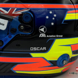 Oscar Piastri 2025 F1 Replica Helmet Mc Laren F1 from the McLaren F1 Memorabilia store collection.