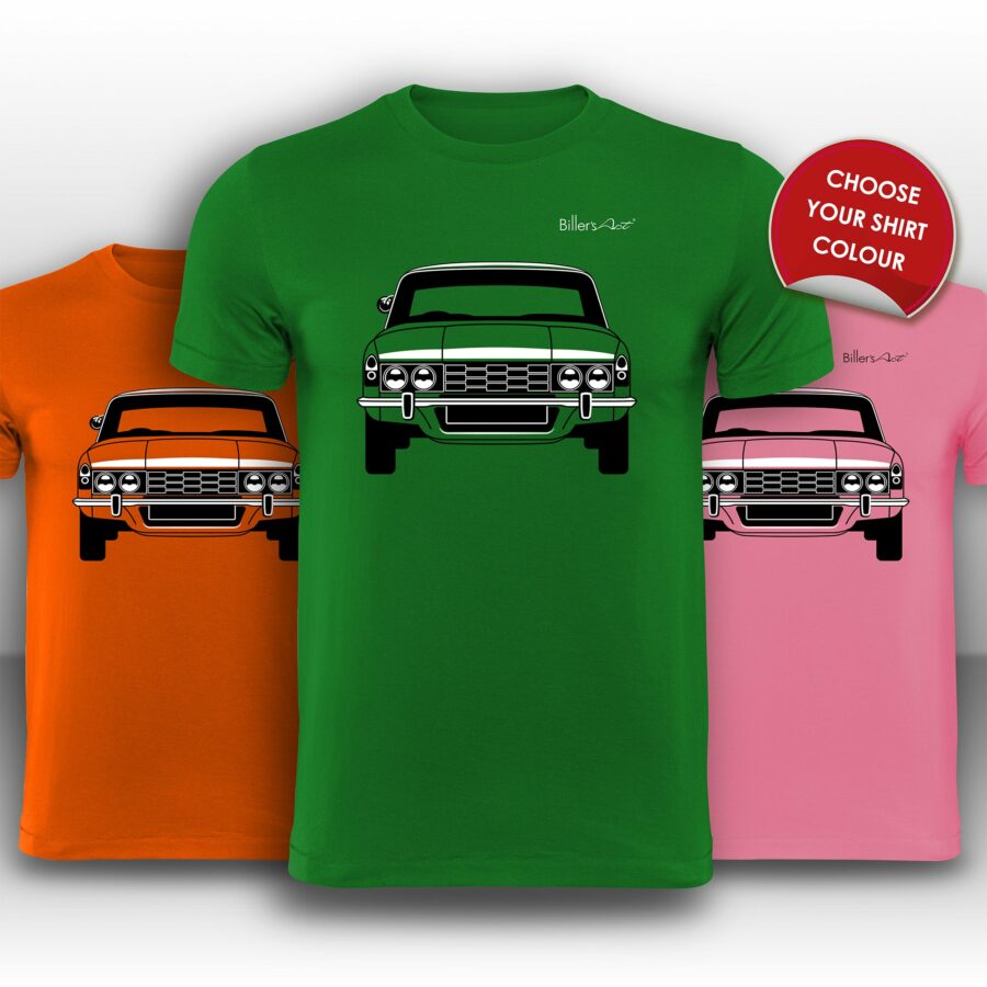 Rover 3500S P6 Front View Super Cool T-Shirt Automotive