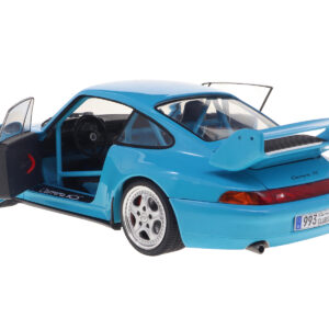1997 Porsche 911 (993) Clubsport Riviera Blue 1/18 Diecast Model Car by Solido from the Sports Car Racing Collectibles store collection.