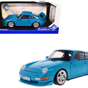 1997 Porsche 911 (993) Clubsport Riviera Blue 1/18 Diecast Model Car by Solido from the Sports Car Racing Collectibles store collection.
