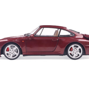 1997 Porsche 911 (993) Turbo Arena Red Metallic 1/18 Diecast Model Car by Solido from the Sports Car Racing Collectibles store collection.