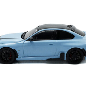 2023 BMW M2 M Performance Zandvoort Blue with Black Top 1/43 Diecast Model Car by Solido from the Sports Car Racing Collectibles store collection.