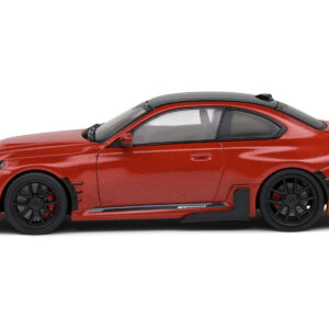2023 BMW M2 M Performance Toronto Red Metallic with Black Top 1/43 Diecast Model Car by Solido from the Sports Car Racing Collectibles store collection.