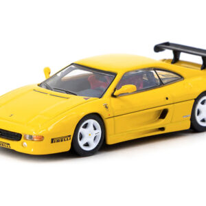 Ferrari F355 Challenge Yellow "Road64" Series 1/64 Diecast Model Car by Tarmac Works by Diecast Mania