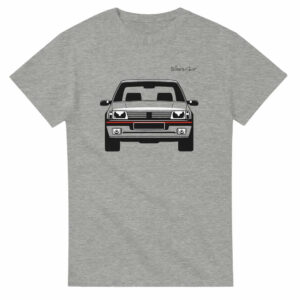 Peugeot 205 GTi Front View Super Cool T-Shirt from the Peugeot store collection.