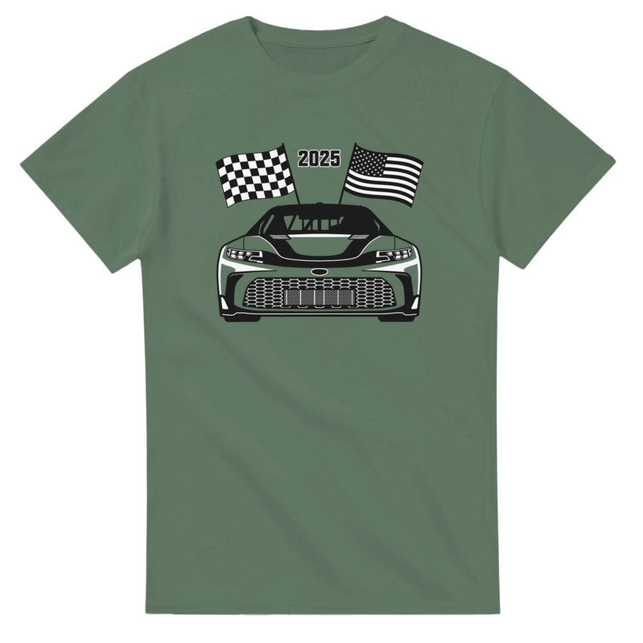 Stock Car Racing T-Shirt - with 2025 Fixtures Nascar