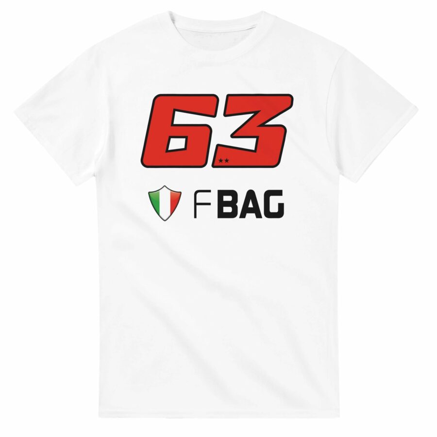 Francesco Pecco Bagnaia 2025 MotoGP Race Calendar T-Shirt Sports Car Racing Accessories
