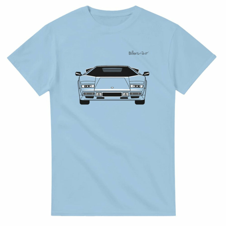 Lamborghini Countach Front View Super Cool T-Shirt Automotive