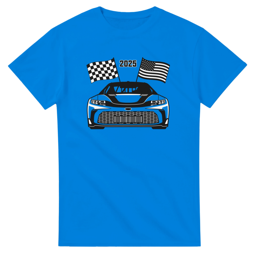 Stock Car Racing T-Shirt - with 2025 Fixtures Nascar